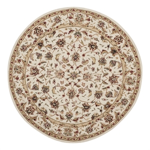 Safavieh Chelsea 3'-0&quot x 3'-0&quot Wool Hand Hooked Rug in Ivory / Ivory