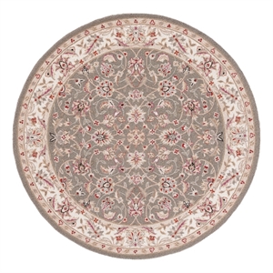 Safavieh Chelsea 3'-0&quot x 3'-0&quot Wool Hand Hooked Rug in Taupe / Ivory