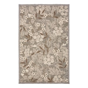 Safavieh Chelsea 5'-3&quot x 8'-3&quot Wool Hand Hooked Rug in Green / Ivory