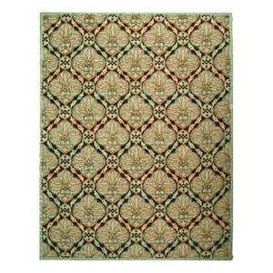 Safavieh Chelsea 8'-0&quot x 10'-0&quot Wool Hand Hooked Rug in Brown / Blue
