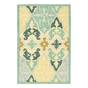 Safavieh Chelsea 1'-8&quot x 2'-6&quot Wool Hand Hooked Rug in Multi-Color