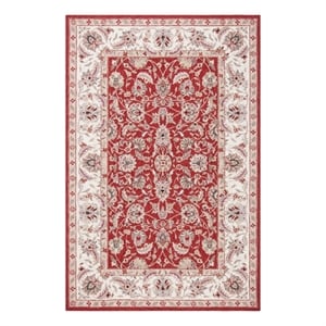 Safavieh Chelsea 5'-3&quot x 8'-3&quot Wool Hand Hooked Rug in Burgundy / Ivory