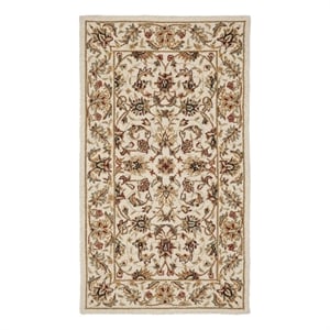 Safavieh Chelsea 2'-9&quot x 4'-9&quot Wool Hand Hooked Rug in Ivory / Ivory