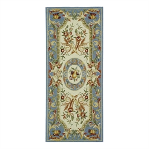 Safavieh Chelsea 2'-6&quot x 6'-0&quot Wool Hand Hooked Rug in Blue