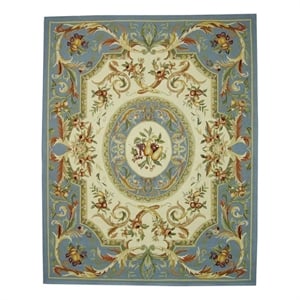 Safavieh Chelsea 9'-0&quot x 12'-0&quot Wool Hand Hooked Rug in Blue