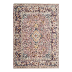 Safavieh Illusion 4'-0&quot x 6'-0&quotPolyester Power Loomed Rug in Purple
