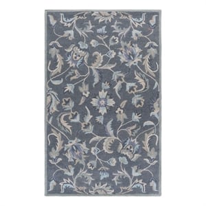Safavieh Jardin 5'-0&quot x 8'-0&quot Wool Hand Tufted Rug in Gray / Multi-Color