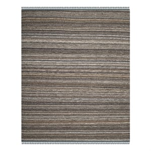 Safavieh Kilim 8'-0&quot x 10'-0&quot Cotton Hand Woven Rug in Gray / Purple