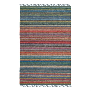 Safavieh Kilim 4'-0&quot x 6'-0&quot Cotton Hand Woven Rug in Blue / Orange
