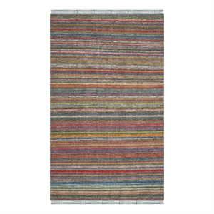 Safavieh Kilim 5'-0&quot x 8'-0&quot Cotton Hand Woven Rug in Blue / Orange