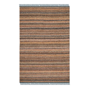 Safavieh Kilim 4'-0&quot x 6'-0&quot Cotton Hand Woven Rug in Pink / Gray