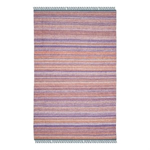 Safavieh Kilim 4'-0&quot x 6'-0&quot Cotton Hand Woven Rug in Purple / Rust