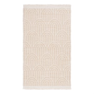 Safavieh Kilim 3'-0&quot x 5'-0&quot Wool Hand woven Rug in Gold / Ivory