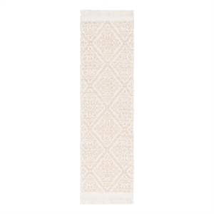 Safavieh Kilim 2'-3&quot x 8'-0&quot Wool Hand woven Rug in Gold / Ivory