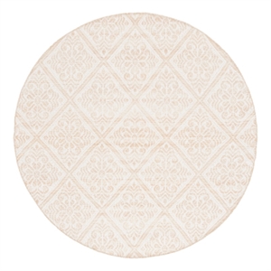 Safavieh Kilim 6'-0&quot x 6'-0&quot Wool Hand woven Rug in Gold / Ivory
