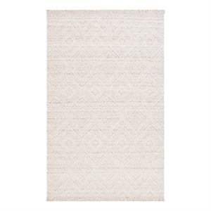 Safavieh Kilim 3'-0&quot x 5'-0&quot Wool and Cotton Flatweave Rug in Beige / Ivory