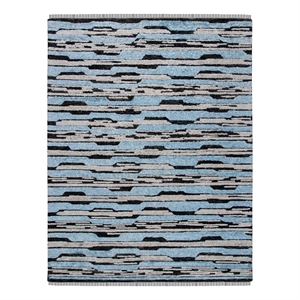 Safavieh Kenya 8'-0&quot x 10'-0&quot Wool Hand Tufted Rug in Charcoal / Blue