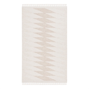 Safavieh Kilim 5'-0&quot x 8'-0&quot Wool and Cotton Flat Weave Rug in Taupe / Ivory
