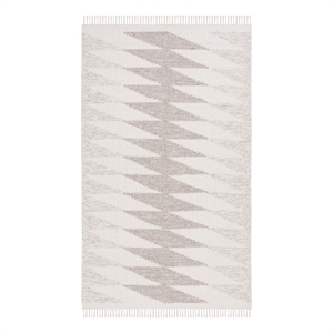 Safavieh Kilim 3'-0&quot x 5'-0&quot Wool and Cotton Flat Weave Rug in Gray / Ivory