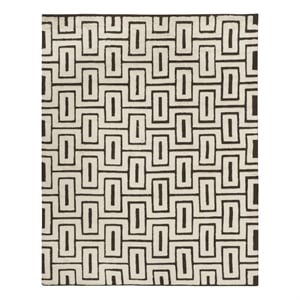 Safavieh Kenya 9'-0&quot x 12'-0&quot Wool and Cotton Hand Knotted Rug in Ivory / Brown