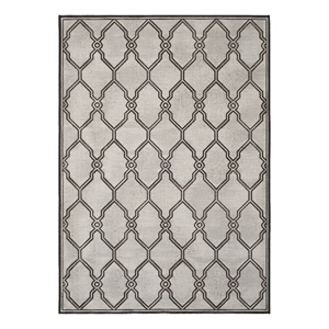 Safavieh Linden 100 5'-3&quot x 7'-6&quot Power Loomed Rug in Light Gray / Charcoal