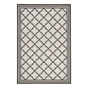 Safavieh Linden 100 4'-0&quot x 6'-0&quot Power Loomed Rug in Light Gray / Charcoal