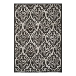 Safavieh Linden 100 5'-3&quot x 7'-6&quot Power Loomed Rug in Light Gray / Charcoal