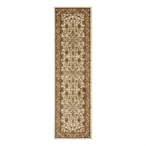 Safavieh Lyndhurst 2'-3&quot x 14'-0&quot Power Loomed Rug in Ivory / Tan