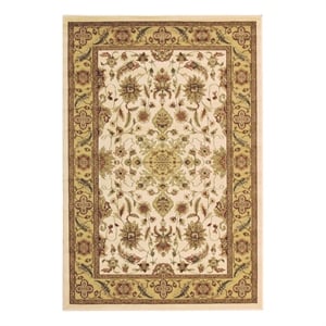 Safavieh Lyndhurst 4'-0&quot x 6'-0&quot Power Loomed Rug in Ivory / Tan