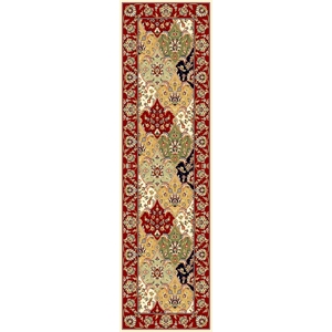 Safavieh Lyndhurst 2'-3&quot x 8'-0&quot Power Loomed Rug in Multi-Color / Red