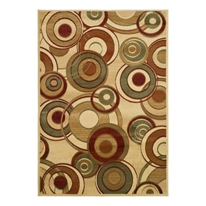 Safavieh Lyndhurst 8'-0&quot x 11'-0&quot Power Loomed Rug in Ivory / Multi-Color