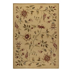 Safavieh Lyndhurst 8'-9&quot x 12'-0&quot Power Loomed Rug in Ivory / Multi-Color