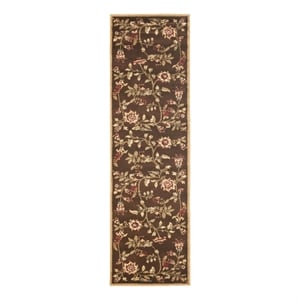 Safavieh Lyndhurst 2'-3&quot x 12'-0&quot Power Loomed Rug in Brown / Multi-Color
