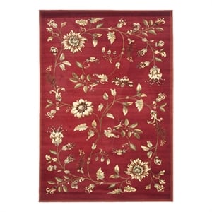 Safavieh Lyndhurst 5'-3&quot x 7'-6&quot Power Loomed Rug in Red / Multi-Color