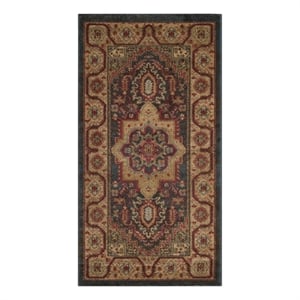 Safavieh Mahal 2'-2&quot x 4'-0&quot Power Loomed Rug in Navy / Natural