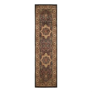 Safavieh Mahal 2'-2&quot x 6'-0&quot Power Loomed Rug in Navy / Natural