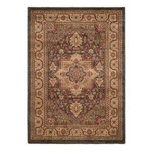 Safavieh Mahal 3'-0&quot x 5'-0&quot Power Loomed Rug in Navy / Natural