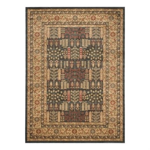 Safavieh Mahal 8'-0&quot x 10'-0&quot Power Loomed Rug in Navy / Natural