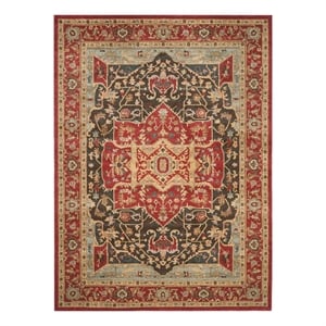 Safavieh Mahal 12'-0&quot x 18'-0&quot Power Loomed Rug in Red / Red