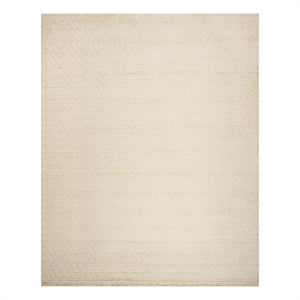 Safavieh Manhattan Shag 8'-0&quot x 10'-0&quot Wool Hand Tufted Rug in Ivory