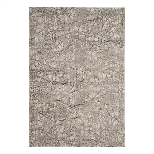 Safavieh Meadow 4'-0&quot x 6'-0&quot Polyester Power Loomed Rug in Beige / Gray