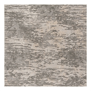Safavieh Meadow 100 6'-7&quot x 6'-7&quot Polyester Power Loomed Rug in Gray