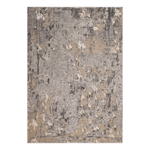 Safavieh Meadow 100 5'-3&quot x 7'-6&quot Polyester Power Loomed Rug in Gray