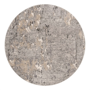 Safavieh Meadow 100 6'-7&quot x 6'-7&quot Polyester Power Loomed Rug in Gray