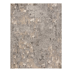 Safavieh Meadow 100 9'-0&quot x 12'-0&quot Polyester Power Loomed Rug in Gray