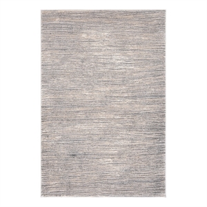 Safavieh Meadow 3'-3&quot x 5'-0&quot Polyester Power Loomed Rug in Ivory / Gray