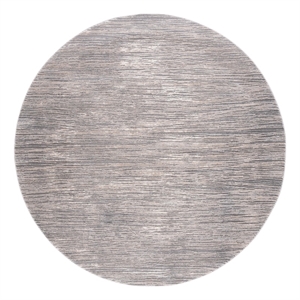 Safavieh Meadow 6'-7&quot x 6'-7&quot Polyester Power Loomed Rug in Ivory / Gray