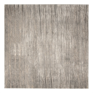 Safavieh Meadow 6'-7&quot x 6'-7&quot Polyester Power Loomed Rug in Ivory / Gray
