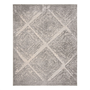 Safavieh Meadow 6'-7&quot x 9'-0&quot Polyester Power Loomed Rug in Taupe