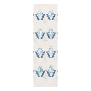 Safavieh Metro 2'-3&quot x 8'-0&quot Wool Hand Tufted Rug in Ivory / Blue